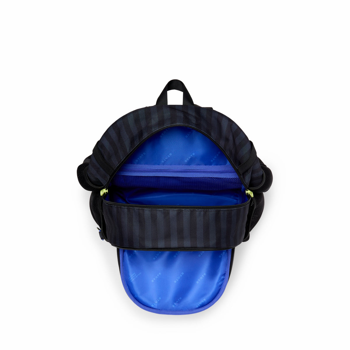 Shea Baseball Backpack Black Grey Striped | State Bags Sale