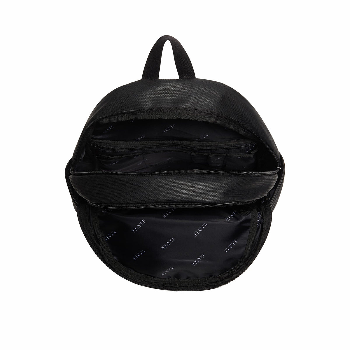 Lenox with Shoe Pocket Backpack Coated Canvas Black | State Bags Smart Buy