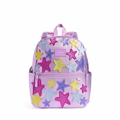 Kane Kids Backpack Metallic 3D Stars | State Bags Exclusive