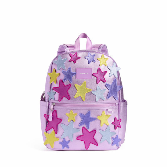 Kane Kids Backpack Metallic 3D Stars | State Bags Exclusive