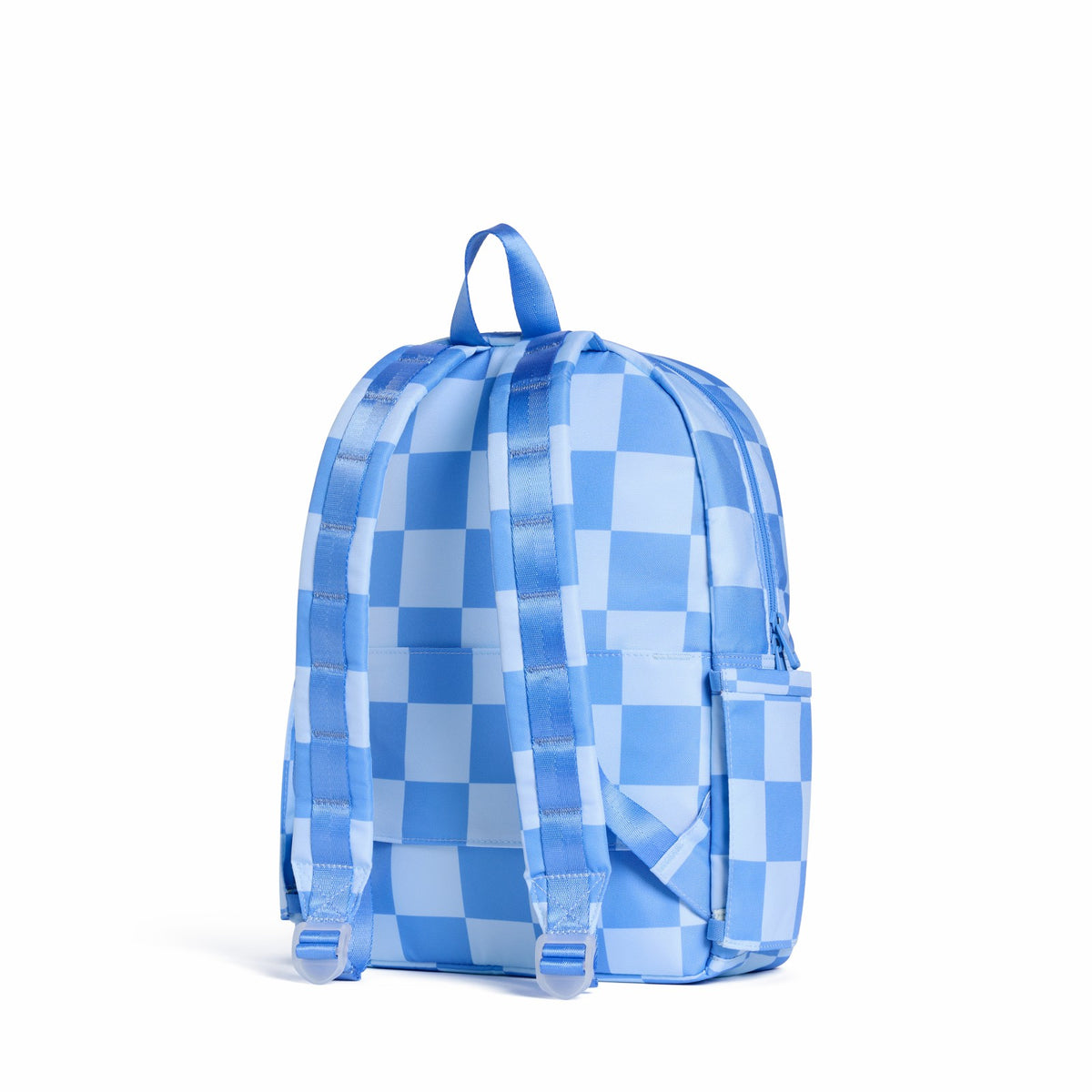 Kane Kids Travel Backpack Charms Blue Checkerboard | State Bags Featured