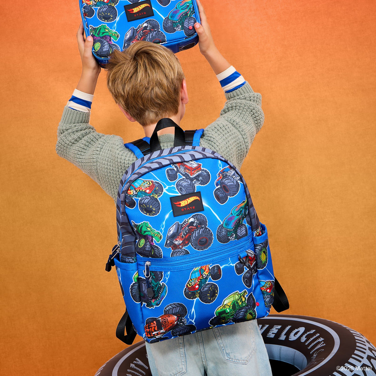 STATE x Hot Wheels™ Kane Backpack Hot Wheels™ Falling Trucks | State Bags Premium