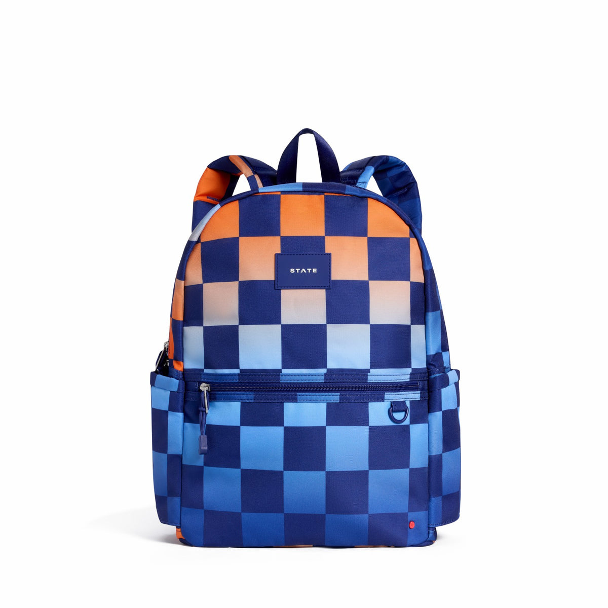 Kane Double Pocket Backpack Recycled Polycanvas Gradient Checkerboard | State Bags Trending