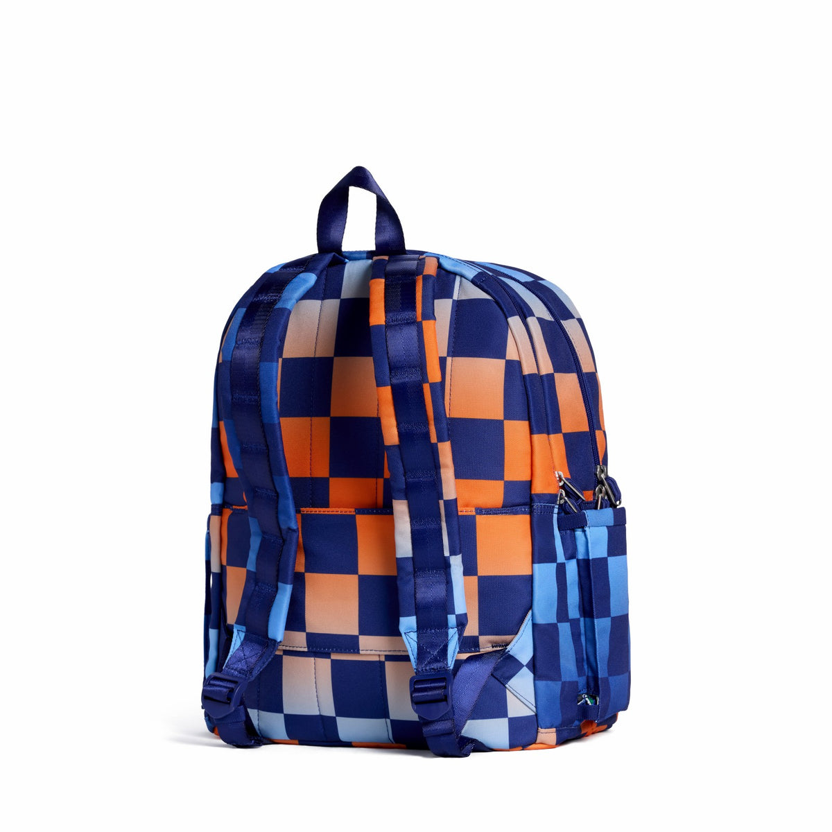 Kane Double Pocket Backpack Recycled Polycanvas Gradient Checkerboard | State Bags Trending