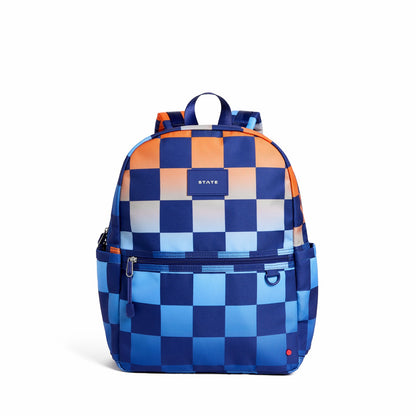 Kane Kids Travel Backpack Printed Canvas Gradient Checkerboard | State Bags Discount