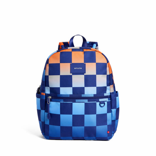 Kane Kids Travel Backpack Printed Canvas Gradient Checkerboard | State Bags Discount
