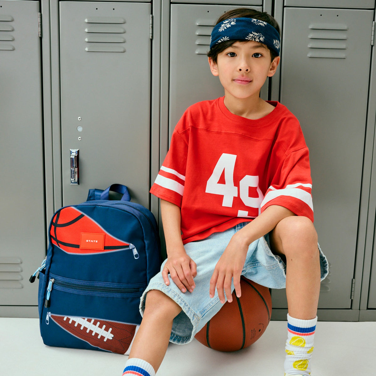 Kane Kids Travel Backpack Printed Canvas Sports | State Bags Latest