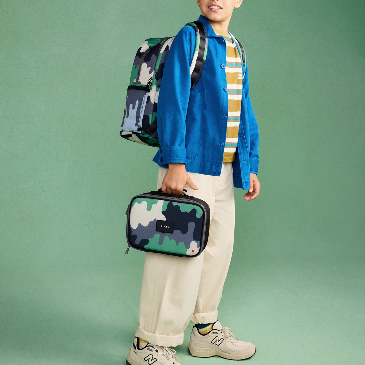 Kane Kids Travel Backpack Camo Drip | State Bags Best Seller