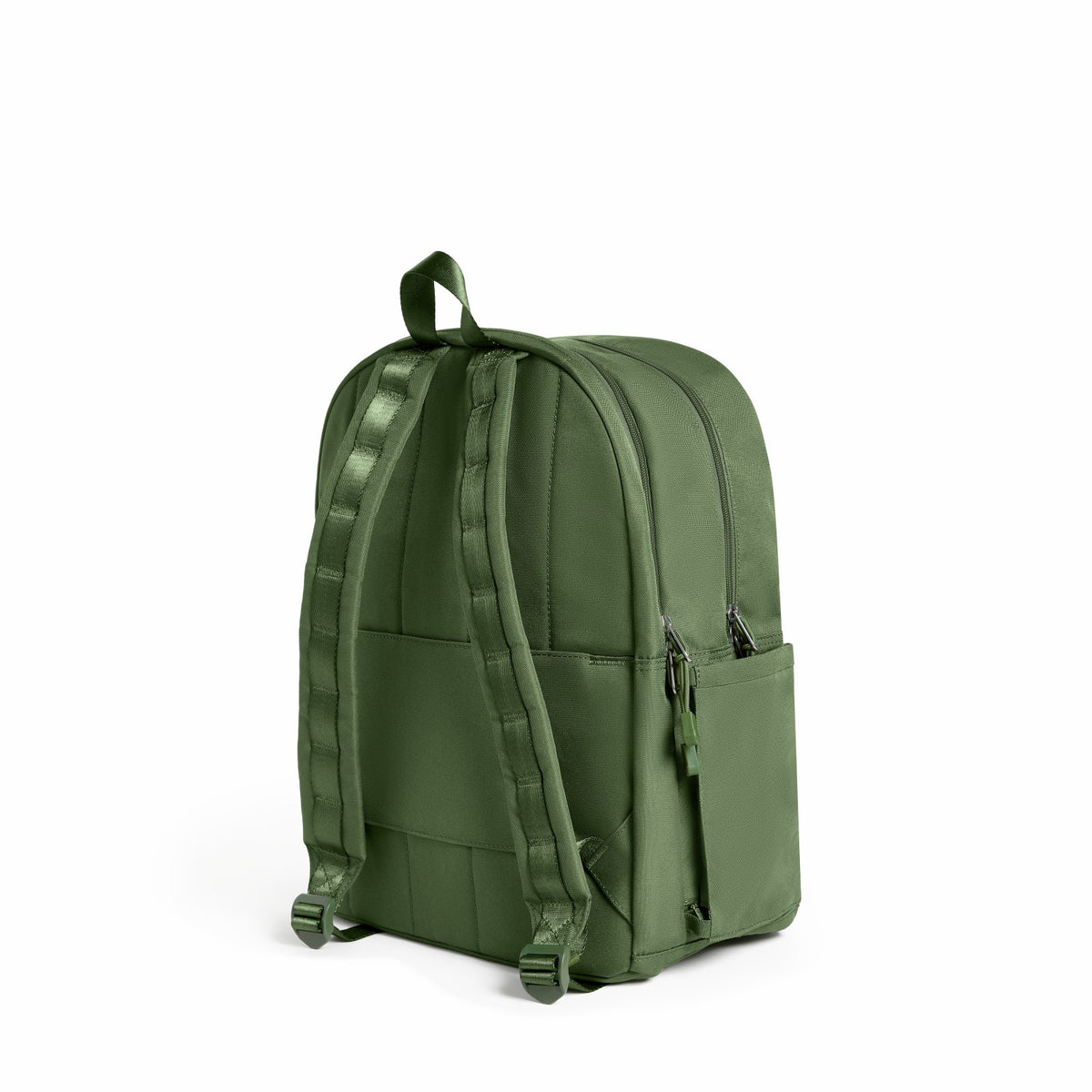 Kane Kids Large Backpack Recycled Poly Canvas Solids Olive | State Bags Signature