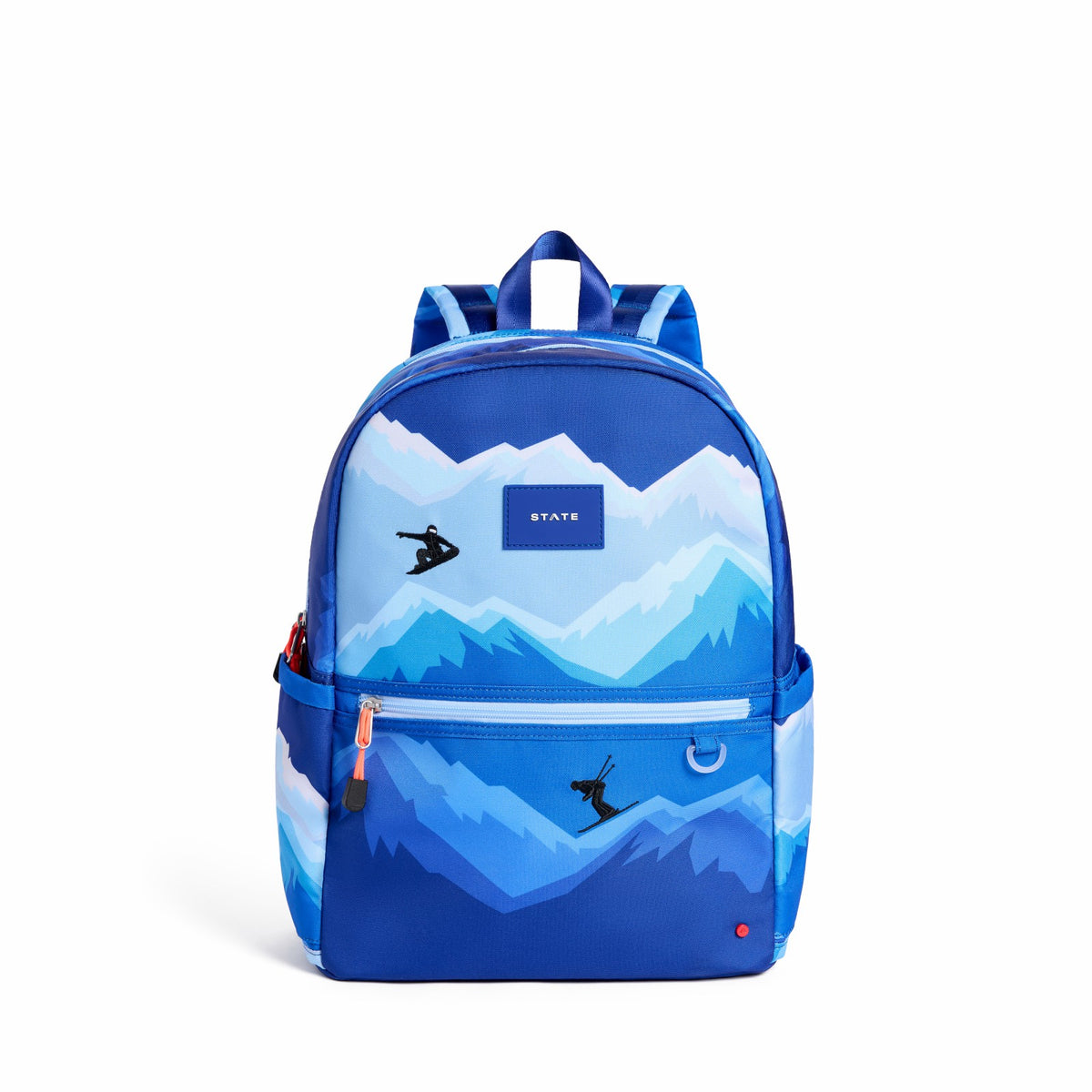 Kane Double Pocket Backpack Recycled Polycanvas Mountains | State Bags Exclusive