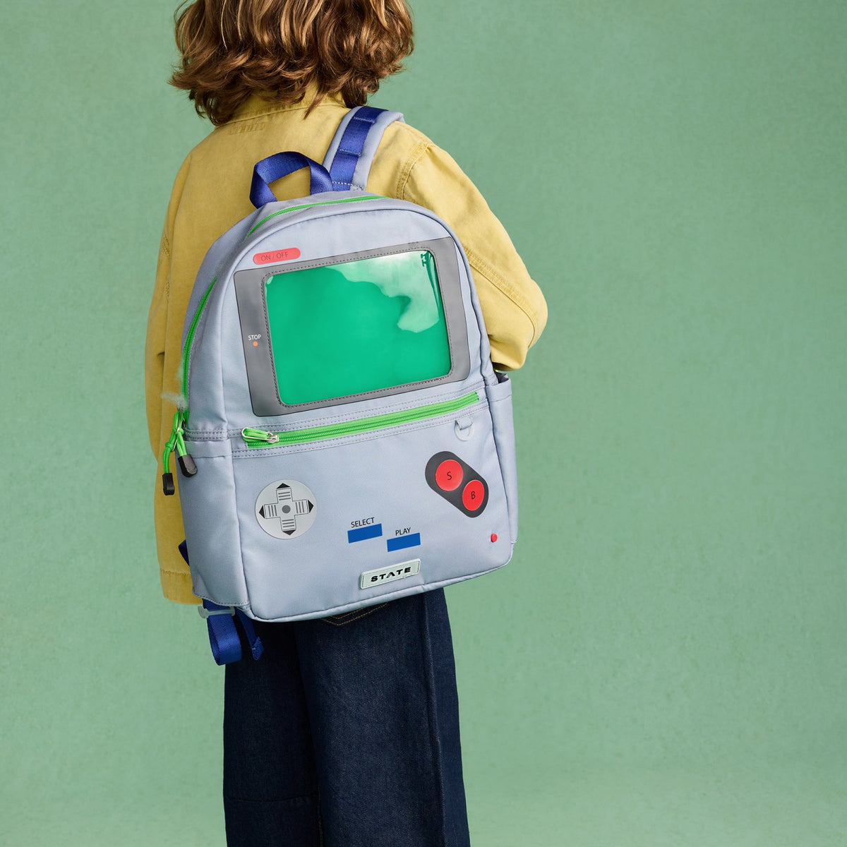 Kane Kids Travel Backpack Recycled Polycanvas Videogame | State Bags Value