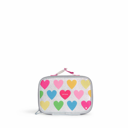 Rodgers Lunch Box Metallic Happy Fuzzy Hearts | State Bags Popular