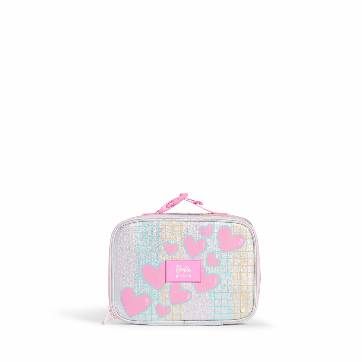 STATE x Barbie™ Rodgers Lunch Box Barbie Multi Grid & Hearts | State Bags Premium
