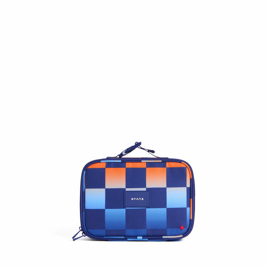 Rodgers Lunch Box Recycled Poly Canvas Gradient Checkerboard | State Bags Special Offer