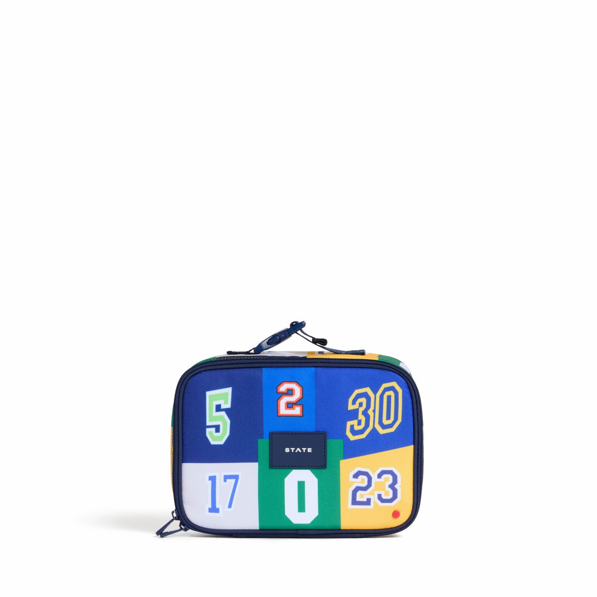 Rodgers Lunch Box Poly Canvas Varsity Numbers | State Bags Classic