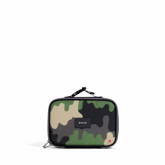 Rodgers Lunch Box Recycled Polyester Canvas Camo Drip | State Bags Essential