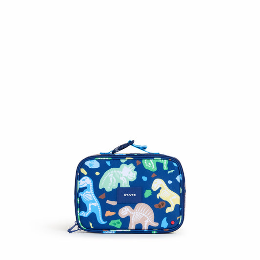 Rodgers Lunch Box Recycled Polyester Canvas Dino Fossils | State Bags Signature