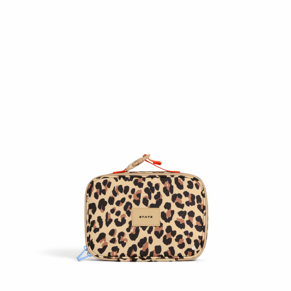 Rodgers Lunch Box Recycled Poly Canvas Leopard | State Bags Discount