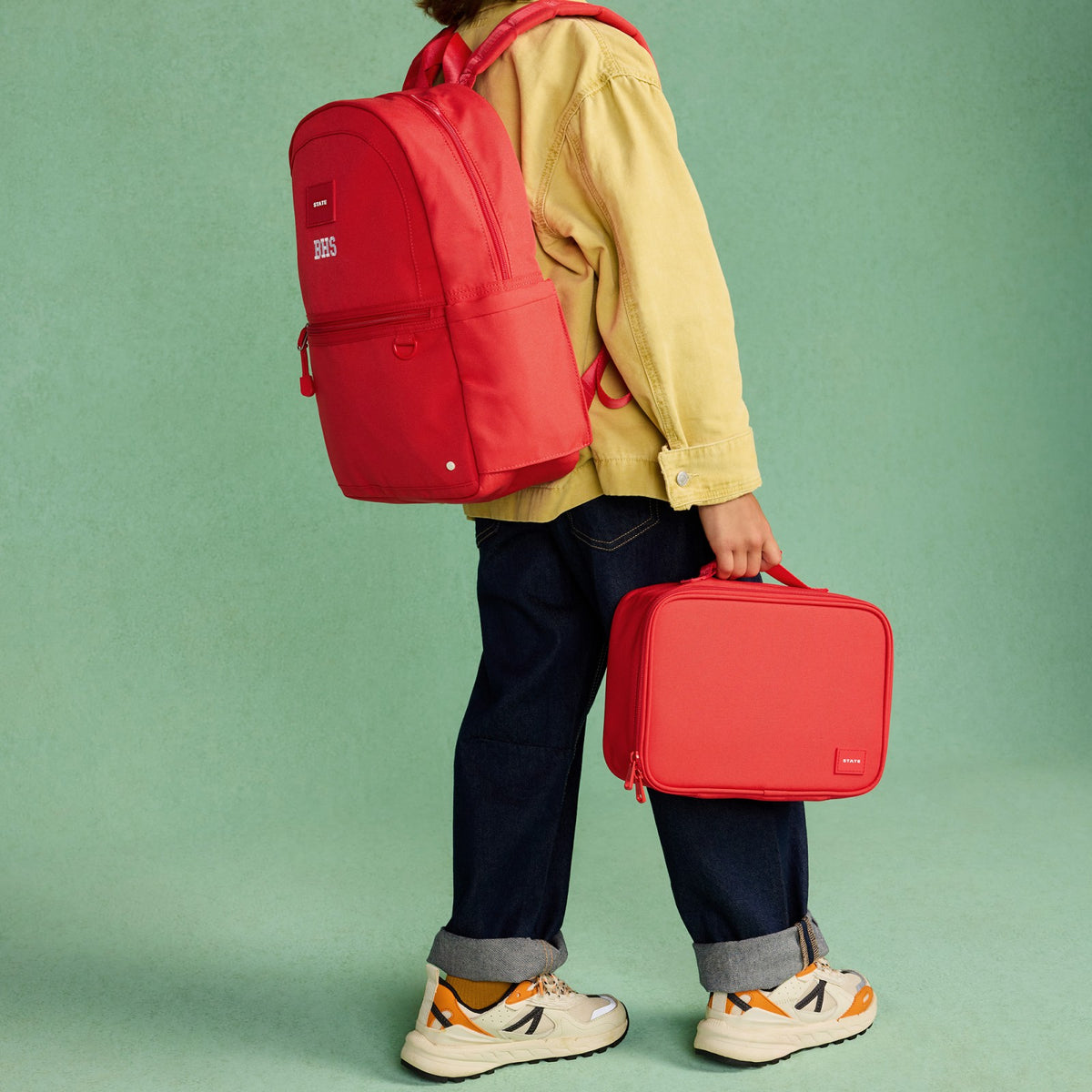 Rodgers Lunch Box Recycled Poly Canvas Red | State Bags Hot Sale