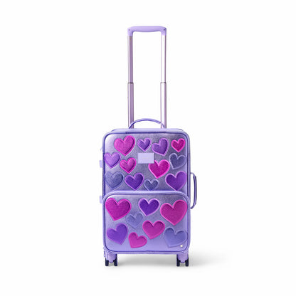 Logan Suitcase Metallic 3D Hearts | State Bags Special Offer