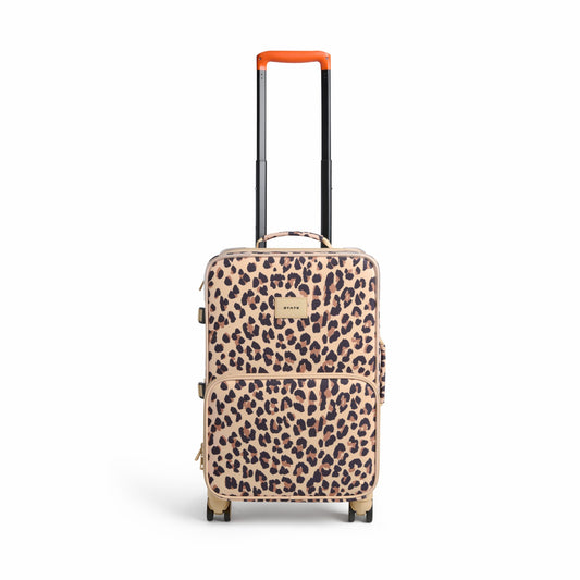Logan Carry-On Suitcase Leopard | State Bags Essential