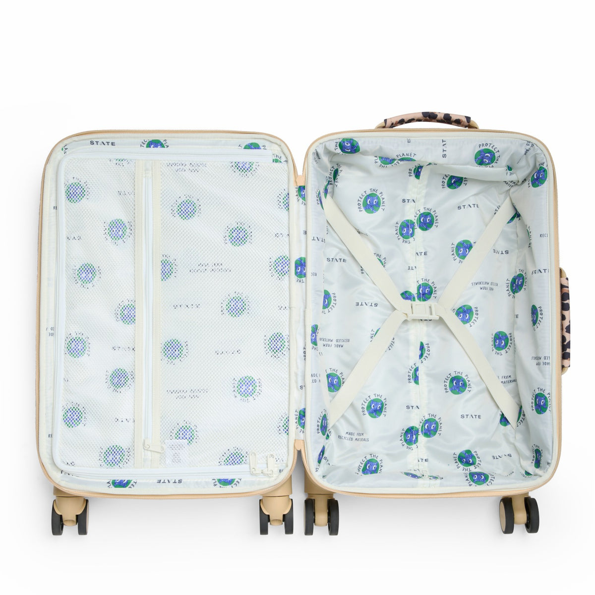 Logan Carry-On Suitcase Leopard | State Bags Essential