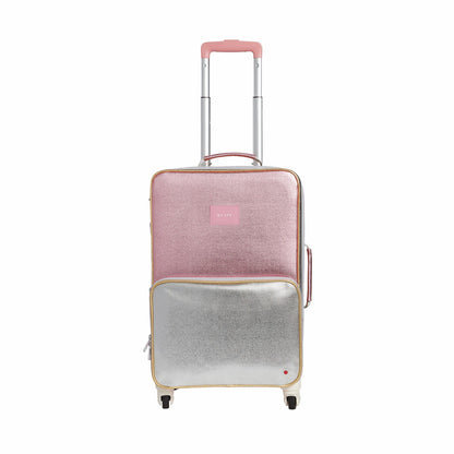 Logan Suitcase Metallic Pink/Silver | State Bags New