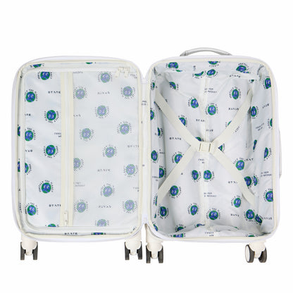 Logan Suitcase Metallic Pink/Silver | State Bags New