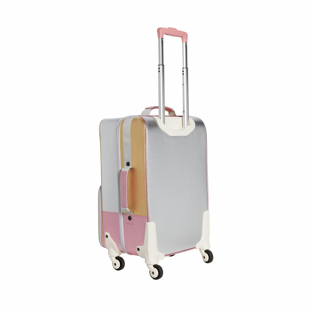 Logan Suitcase Metallic Pink/Silver | State Bags New