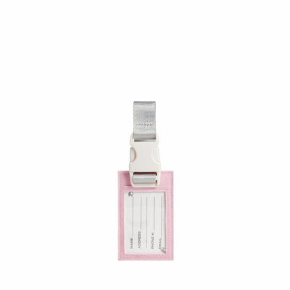 Logan Luggage Tag Metallic Pink/Silver | State Bags Special Offer