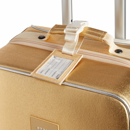 Logan Luggage Tag Metallic Pink/Silver | State Bags Special Offer