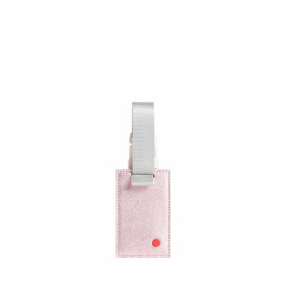 Logan Luggage Tag Metallic Pink/Silver | State Bags Special Offer