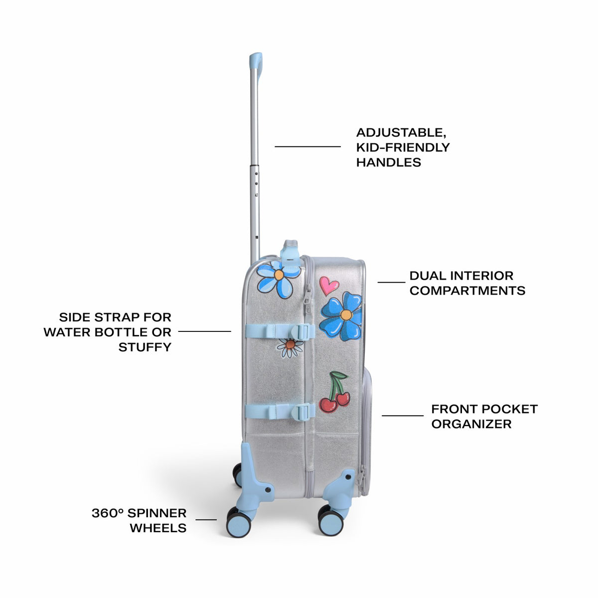 Logan Carry-On Suitcase Metallic Graffiti | State Bags Featured