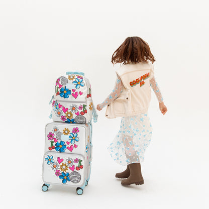 Logan Carry-On Suitcase Metallic Graffiti | State Bags Featured