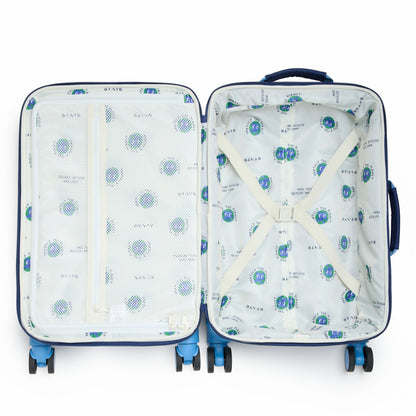 Logan Carry-On Suitcase Blue Green Orange | State Bags Recommended