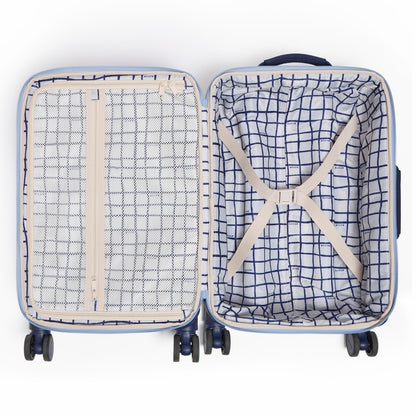 Logan Suitcase Polyester Canvas Navy | State Bags New