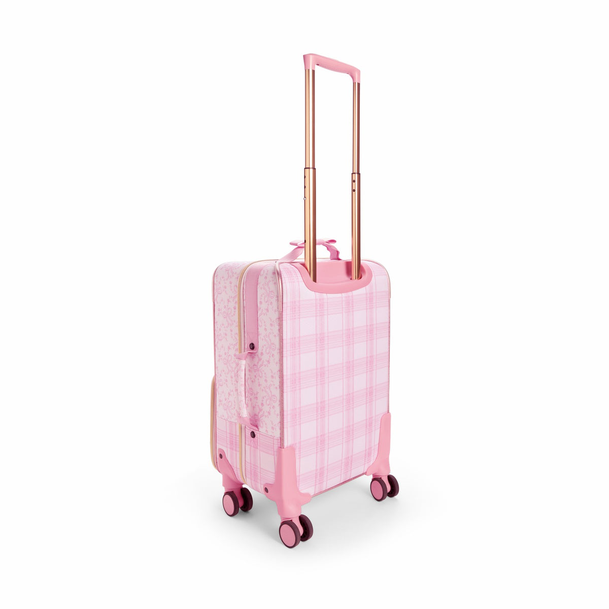 STATE x LoveShack Fancy Logan Carry-On Suitcase Polyester Canvas Pink Vanilla | State Bags Customer Favorite