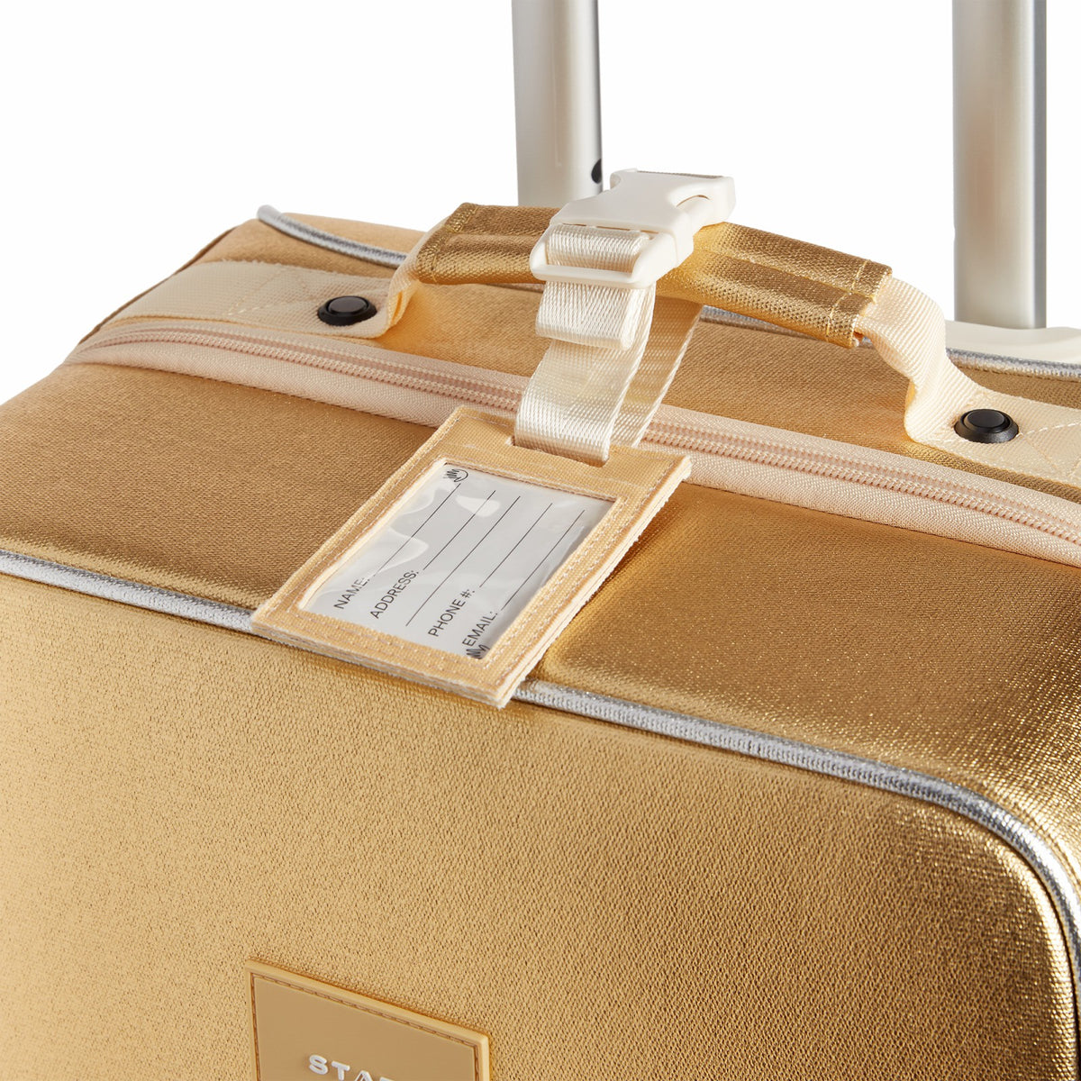 Logan Luggage Tag Metallic Gold | State Bags Sale