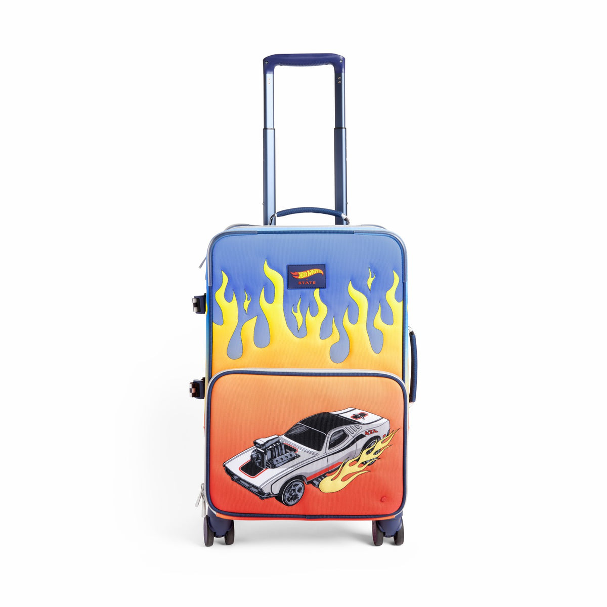 STATE x Hot Wheels™ Logan Carry-On Suitcase Hot Wheels™ Flames | State Bags New
