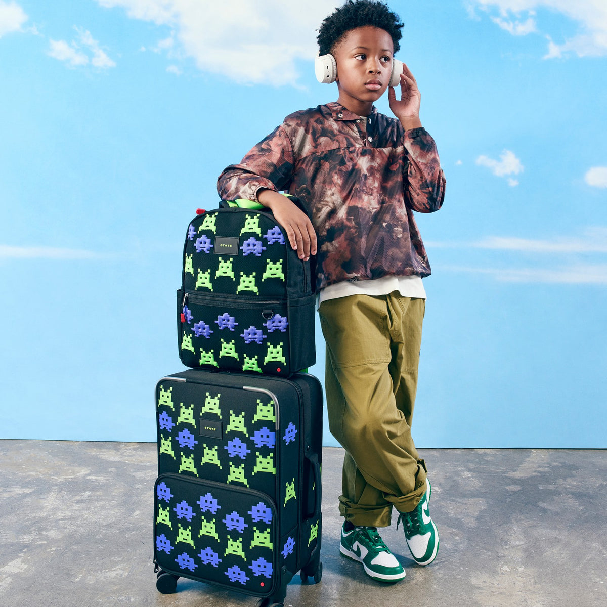 Logan Suitcase Recycled Polycanvas Arcade | State Bags Hot Sale