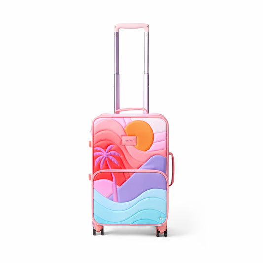 Logan Suitcase Nylon Puffer Sunset | State Bags Essential