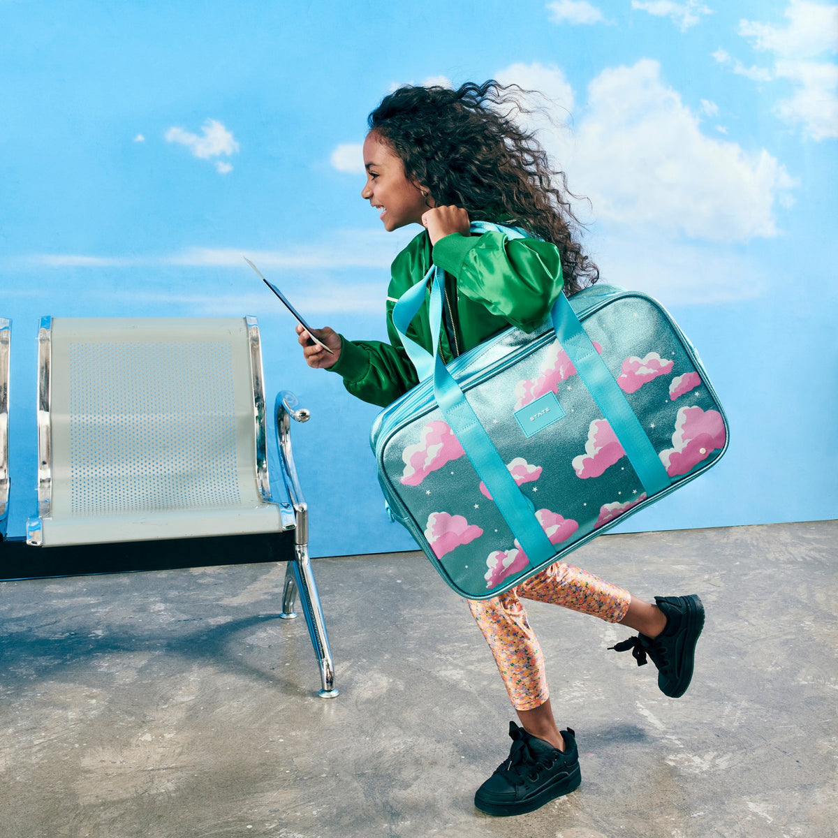 Rockaway Duffle Metallic Clouds | State Bags New