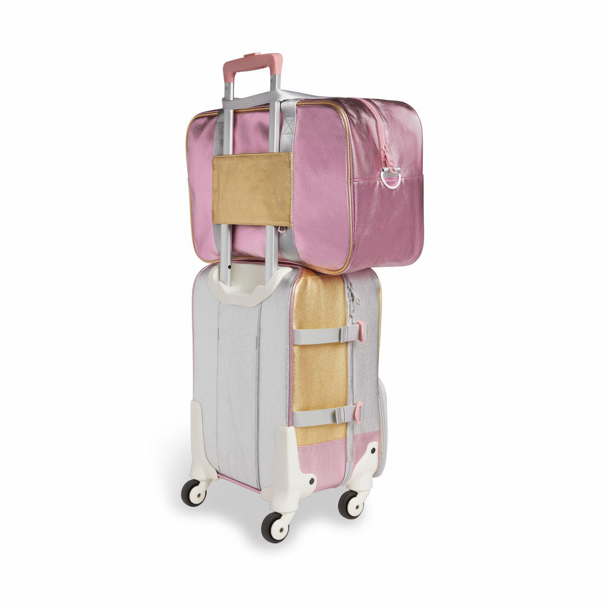 Rockaway Duffle Metallic Pink/Silver | State Bags Everyday