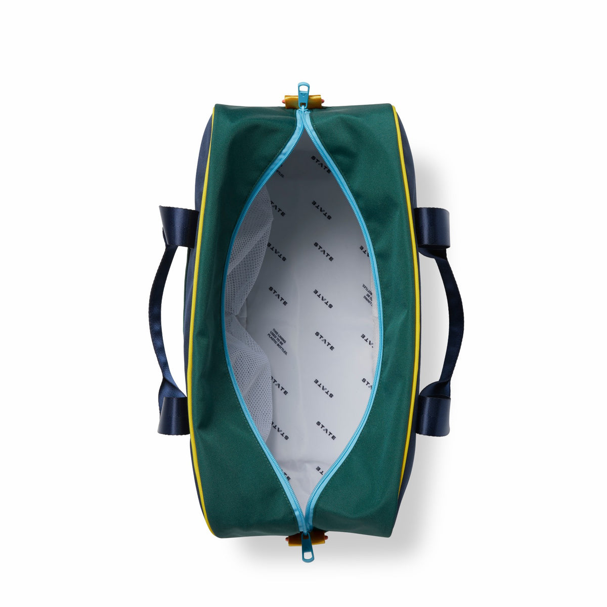 Rockaway Duffle Polyester Canvas Green/Navy | State Bags Best Seller