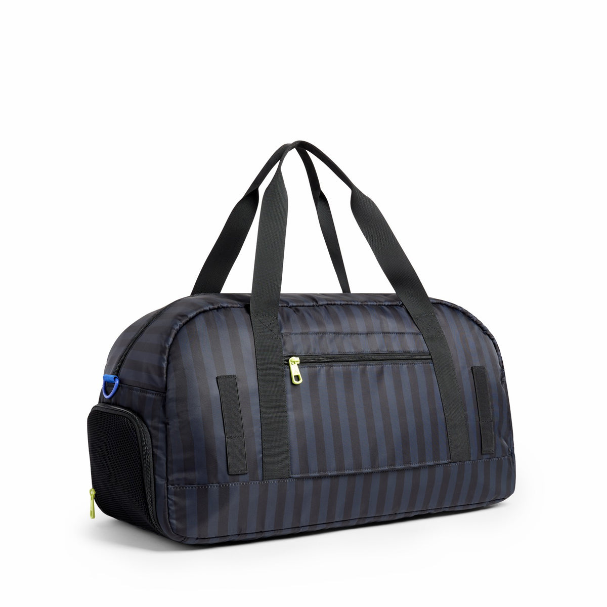Fenway Sports Duffle Black Grey Striped | State Bags Special Offer