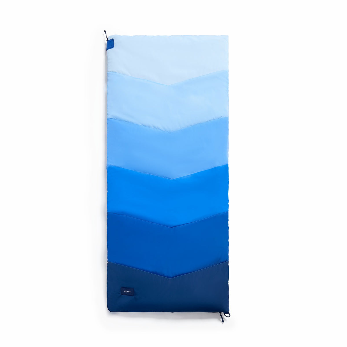 Redwood Sleeping Bag Blue Chevron | State Bags Everyday