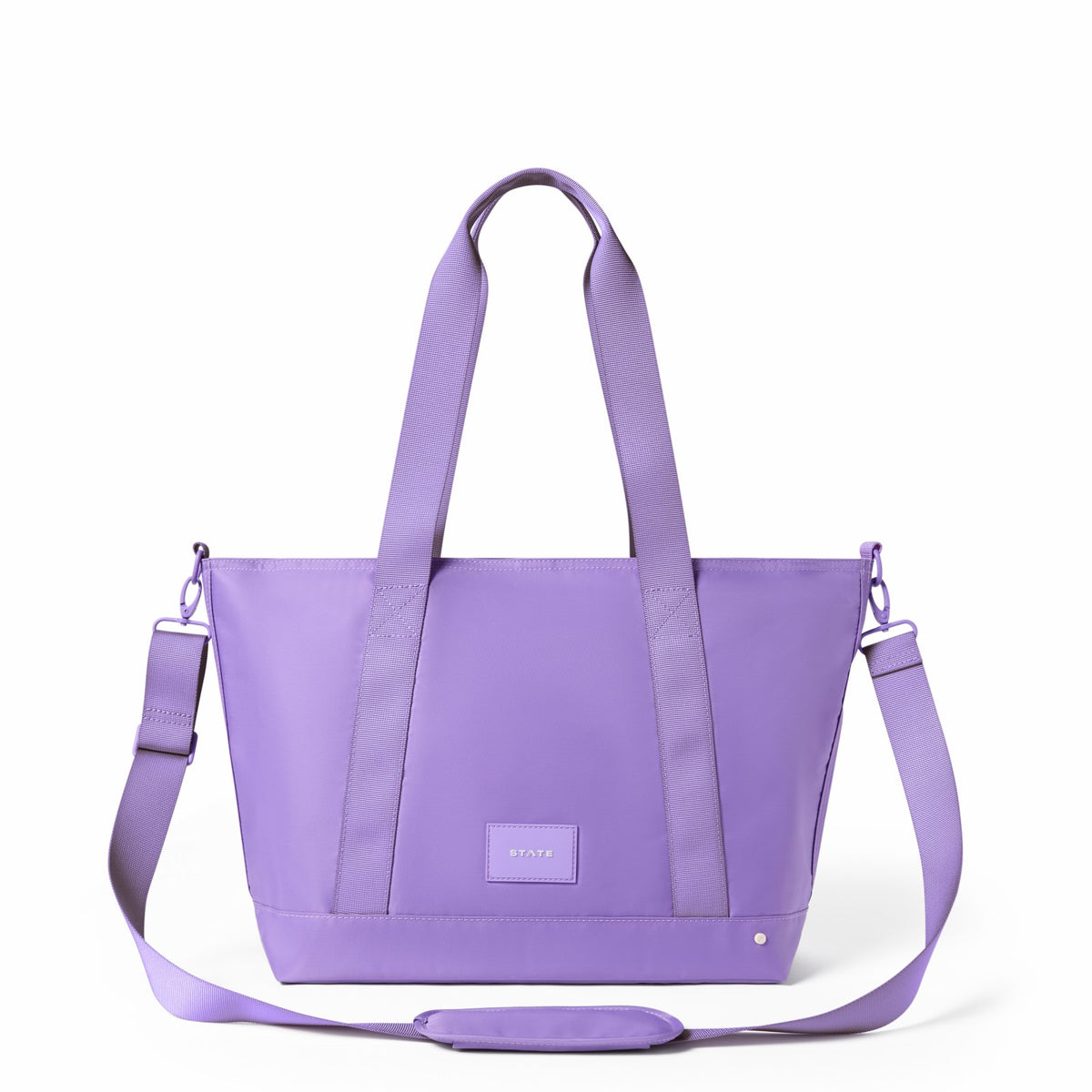Graham Tote Nylon Purple | State Bags Trusted