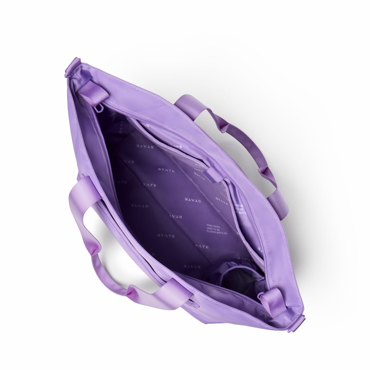 Graham Tote Nylon Purple | State Bags Trusted