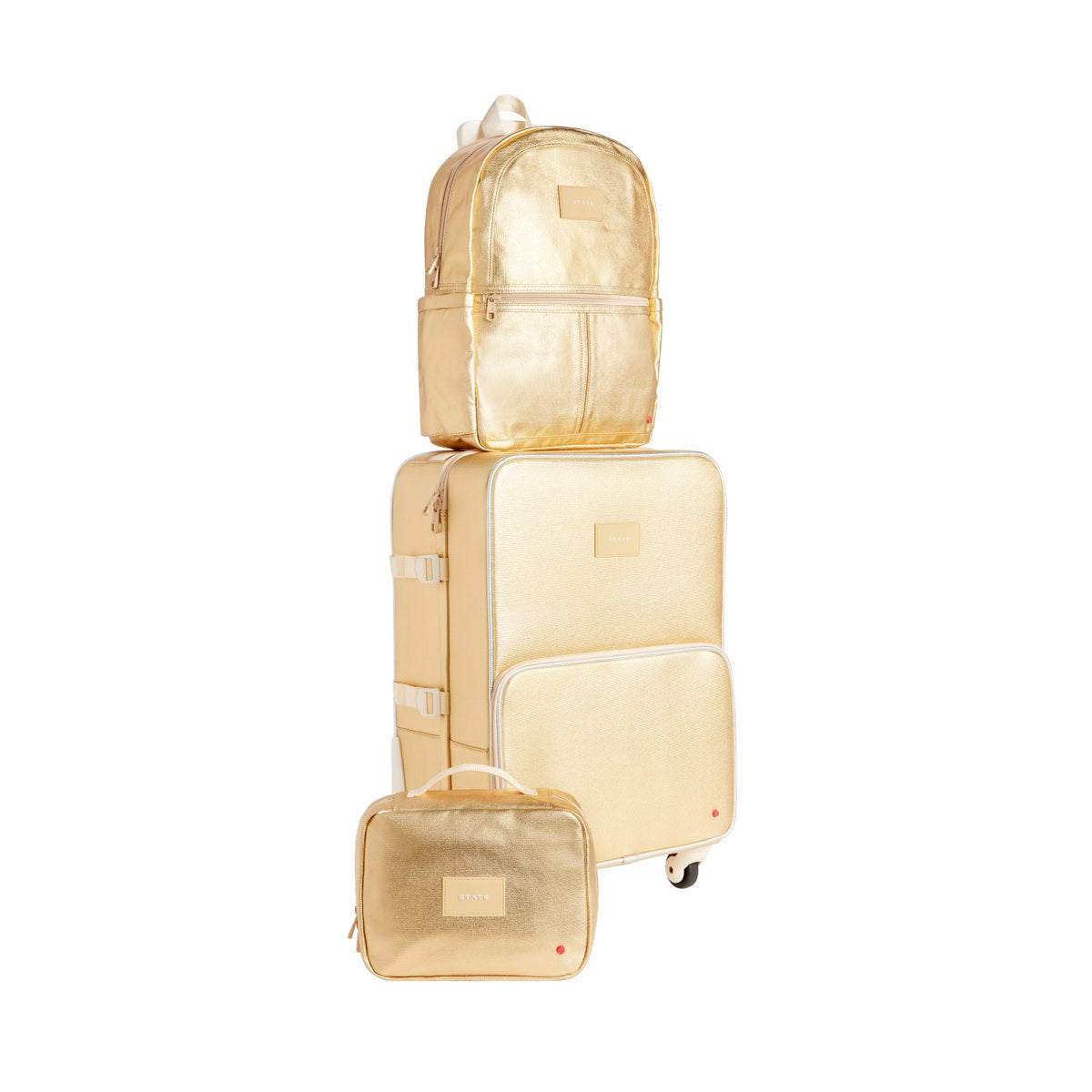 Bensen Toiletry Kit Metallic Gold | State Bags Sale