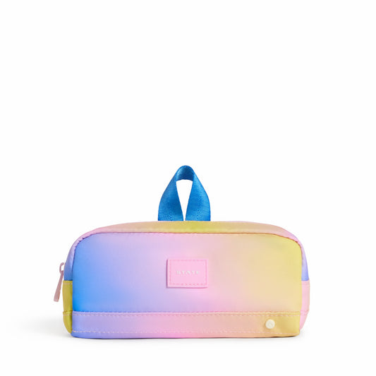 Clinton Pencil Case Blue/Pink/Yellow Gradient | State Bags Classic